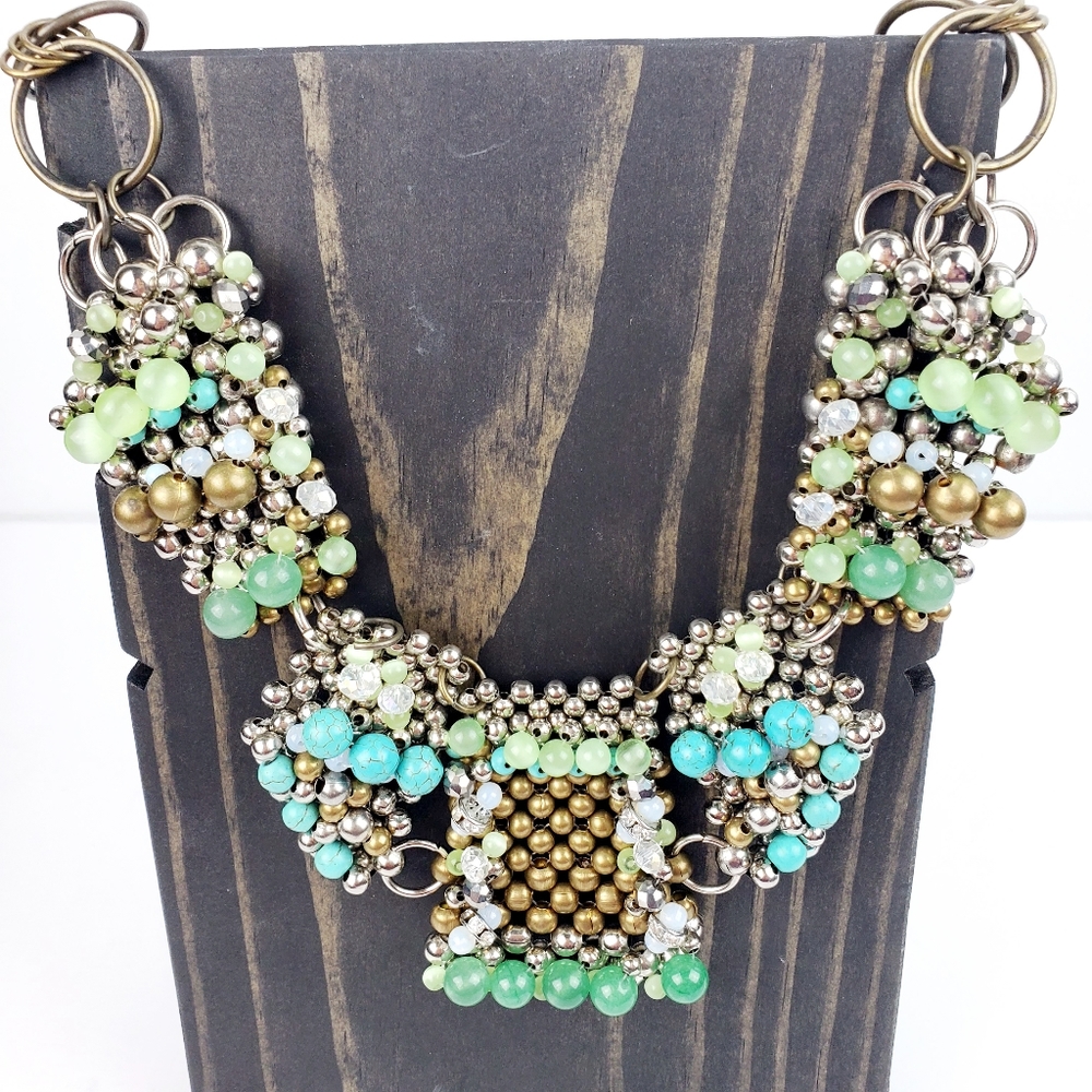 Anthropologie Pam Hiran Bibb Statement Necklace